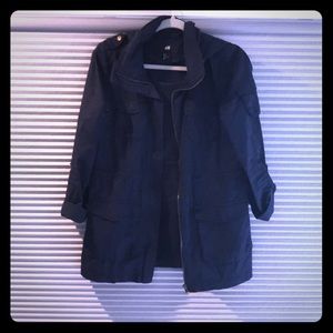 Navy anorak jacket